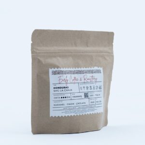 Honduras SHG La Chaux, gerçek ürün ambalajı ve etiketi (DSCF9354)