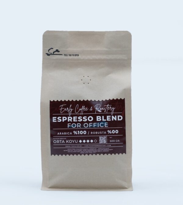 Espresso Blend For Office, gerçek ürün ambalajı ve etiketi (DSCF9402)