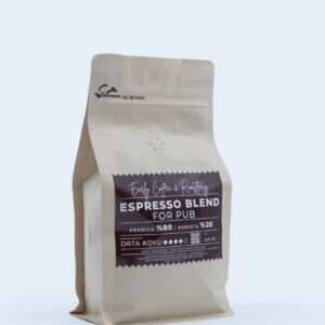 Espresso Blend For Pub, gerçek ürün ambalajı ve etiketi (DSCF9409)